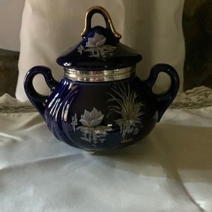Small Decorative Pot with Lid